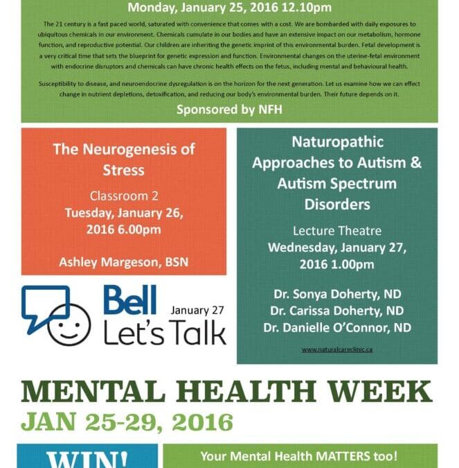 Looking Toward Mental Health Week at CCNM