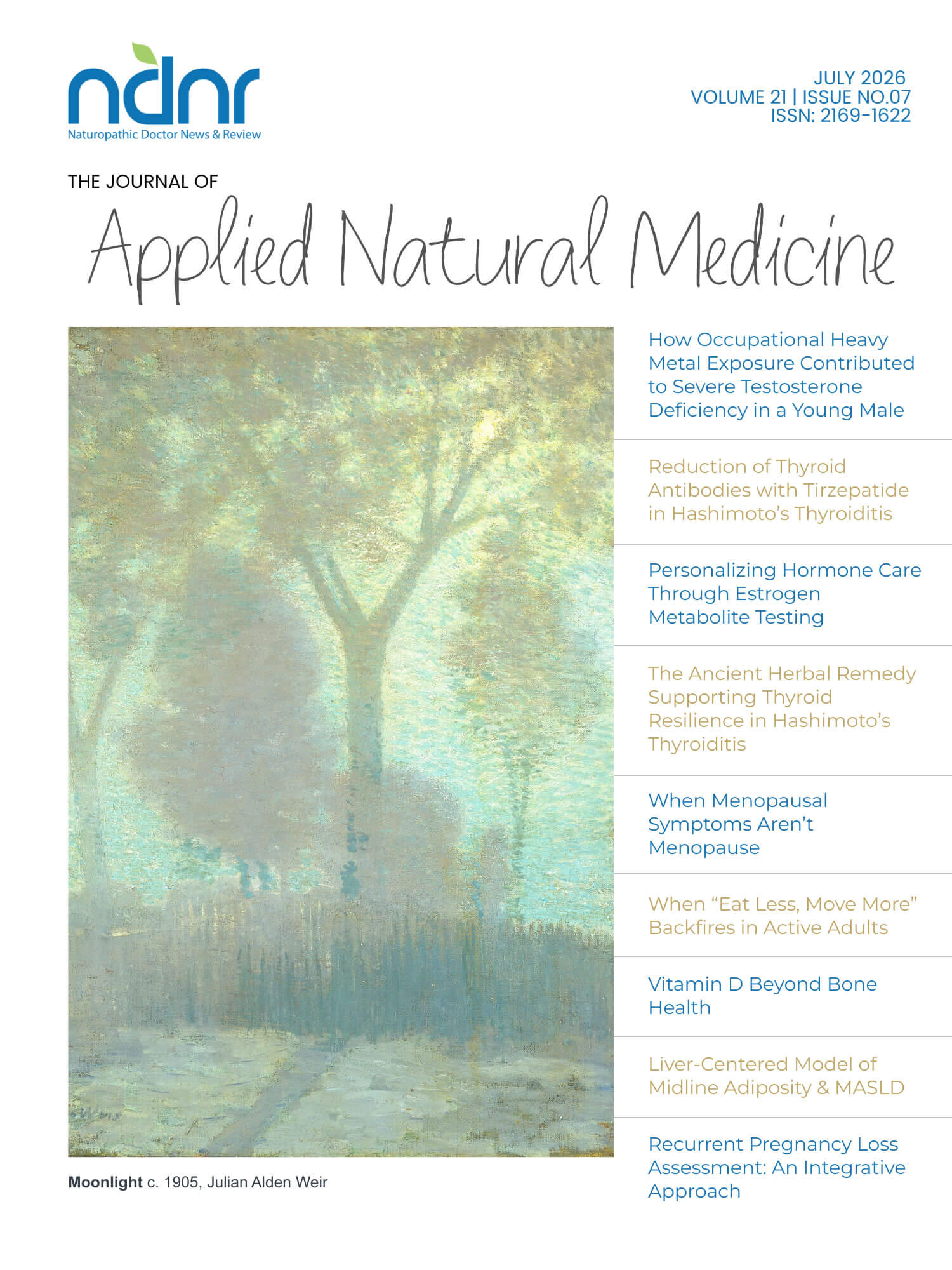 NDNR Spring 2026 of July issue