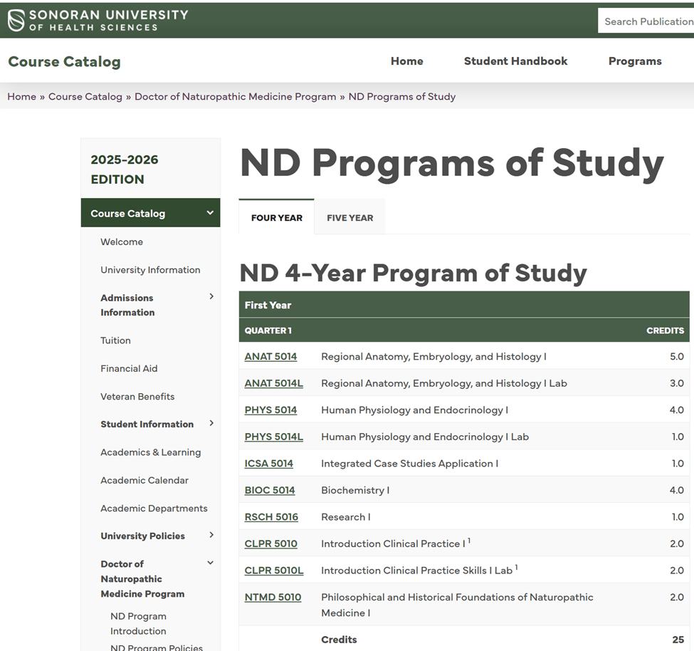 Naturopathic Medical Education Image